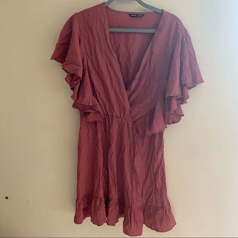 Short sleeve floral dress size 8/10 never worn